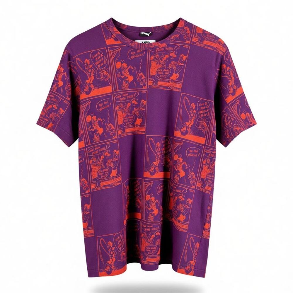 Junya Watanabe eYe x Comme Des Garcons Puma Mens Small T-Shirt Streetwear Collab